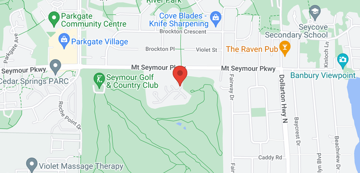 map of 112 4001 MT SEYMOUR PARKWAY